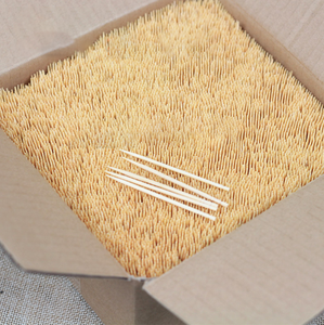 Emballage en vrac <span class=keywords><strong>jetable</strong></span> personnalisé Cure-dents en bois de bouleau Carton Cure-dents en bois tranchant de vaisselle naturelle et couverture personnalisée - Product Image 2