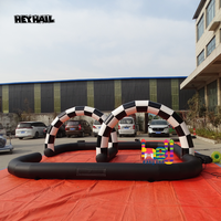 Parcours d'obstacles gonflable en PVC durable, non toxique, protégé contre les UV, facile à installer et de taille personnalisable pour l'aventure en plein air