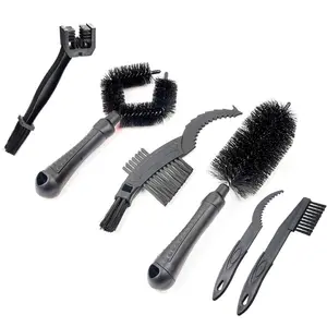 6PCS Bike Chain Cleaning Brush Kit,Bike Cleaner Tools, Chain and Tire Cleaning Brush Maintenance Kit for Bike & Motorcycle