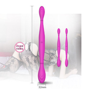 Dual Head Fully Waterproof Liquid Silicone Dildo <b>Vibrator</b> for Women Sex Toys for Woman Adult <b>Vibrator</b> Dazhan Juguetes Sexuales% - Product Image 3