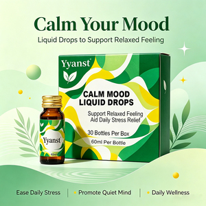 Liquide Oral Premium Calm Mood 60ml, 30 Bouteilles – Compléments Santé pour Soulagement du Stress et Bien-être Adulte – Fourniture en Gros OEM - Product Image 2