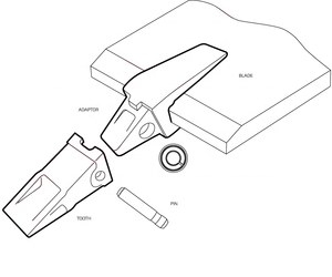 Mini escavatore benna denti frantoio Log smistamento Grapples sega presa escavatore idraulico rotatore secchio di presa - Product Image 6