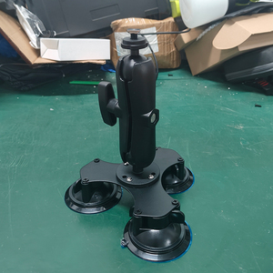 Soporte de Monitor para Automóvil con Triple Ventosa de Aluminio de 1.5 Pulgadas, Soporte de Montaje de Bola de 1.5 Pulgadas con Accesorios de Tornillo en <span class=keywords><strong>T</strong></span> - Product Image 1