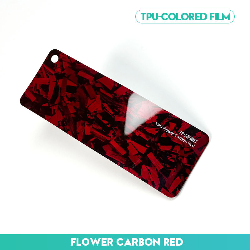 ดอกไม้คาร์บอนสีแดง