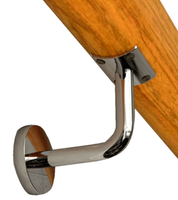 Support de main courante moderne en acier inoxydable SS304 316 90° °   Couvre-escaliers en bois pour balustres, faciles à installer, avec rampes satinées
