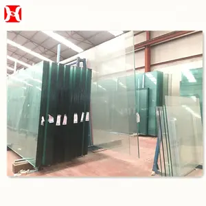 8mm 15mm 19mm toughen large panel sheet float safety tempered thick slab glass