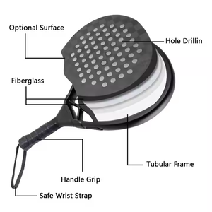 Raqueta de Pádel de Carbono KingQ 3K 12K 18K de Alto Rendimiento para Tenis Playa, Acabado Brillante/Mate, Suministro Directo de Fábrica - Product Image 6