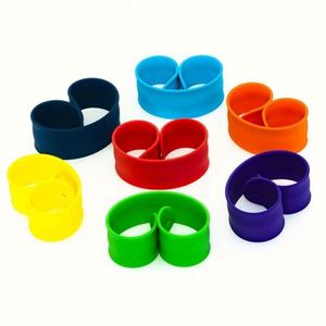 Low Moq Cartoon Design <b>Slap</b> Bracelets Arm <b>Bands</b> Running Different Size DIY Rubber Wristbands <b>Slap</b> Bracelet with Logo Print - Product Image 1