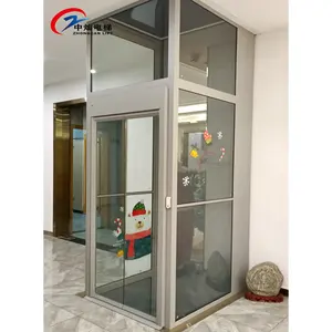 China low cost 2-4 floors Traction elevator small residential house lift