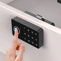 Serrure de casier électronique intelligente sans clé Ttlock à empreinte digitale et mot de passe, biométrique, cloud, pour armoire de gym en aluminium