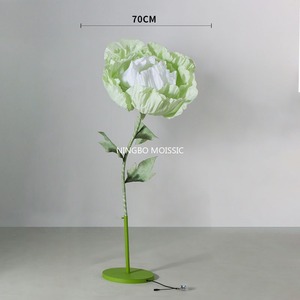 ดอกกุหลาบไฟฟ้าแบบเปิดและปิดสำหรับงานแต่งงานคริสต์มาสดอกไม้ประดิษฐ์สำหรับงานแต่งงาน - Product Image 1