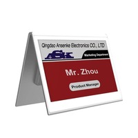 Layar Nama Konferensi Dua Sisi Pintar Bertenaga Esp32, Layar Kartu Meja E-Ink dengan Manajemen Digital Nirkabel ODM