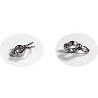 Bagues de patte d'oiseau pliables et durables en alliage de zinc, anneaux de pied pour perroquet, pinces pour pattes d'oiseau, taille 4-15, accessoires de bijoux pour animaux de compagnie