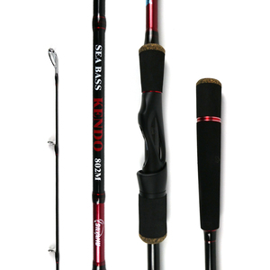 <span class=keywords><strong>Canne</strong></span> à pêche OEM en fibre de carbone à action rapide 2,44m 2,76m 3,03m pour la pêche au bar, au <span class=keywords><strong>dorade</strong></span>, à la carpe et au snapper - Utilisation en eau douce et en eau salée - Product Image 2