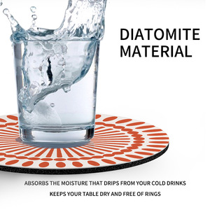 Sous-verres en plastique Betty, 90Pvc, ronds, résistants à la chaleur, faciles à nettoyer, tapis de table à café pour salle à manger - Product Image 3