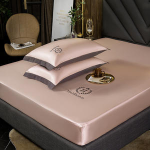 Nuevo Juego de Ropa de Cama de Lujo Hilton, Juego de Sábanas Suaves de 3 Piezas, Sábana Ajustable de Satén - Product Image 5