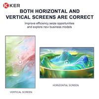 Pantalla LCD de 55 Pulgadas Ultra Brillante con Animación para Señalización Digital en Tiendas y Ascensores, Fabricada por Ker Factory (OEM/ODM)