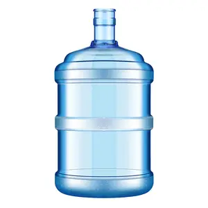 Bahan PC 3/5 galon garrafones de agua 18.9 Liter Litros botol air minum Mineral plastik untuk Dispenser pendingin air