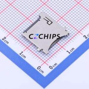 XKTF-1230-51 SD Card / Memory Card Connector SMD Connector Self-Return Type MicroSD Card (TF Card) Card Holder 1.75mm - Product Image 1