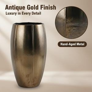 Pot en céramique avec trous de drainage, finition émaillée, durable pour une utilisation en intérieur/extérieur, pour plantes fleuries/vertes de sol et de jardin - Product Image 3