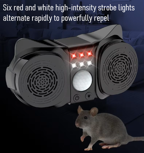 <span class=keywords><strong>Répulsif</strong></span> à ultrasons pour souris, rats, rongeurs et écureuils, 3 modes, à brancher, pour grenier, <span class=keywords><strong>maison</strong></span>, entrepôt, sous-sol, garage, bureau, camping-cars - Product Image 1