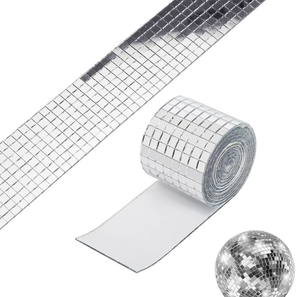 Bola de discoteca de escenario de alta calidad, pieza de repuesto reflectante, azulejo de vidrio continuo, Mini mosaico, espejo cuadrado - Product Image 6