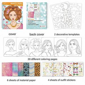 Kit de Juguetes de Pegatinas Reutilizables DIY, Libro de Actividades de Decoración de Joyas y Vestidos Elegantes para Niñas - Product Image 6