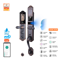 Cerradura Inteligente TUYATTL FS-SW14 con Huella Dactilar, Reconocimiento Facial, Contraseña, Tarjeta, Llave Remota, Desbloqueo por Wi-Fi, Seguridad Antirrobo