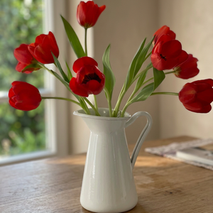 Elegant <b>White</b> Powder Coated Aluminum Handmade Eco-Friendly Modern Luxury <b>Jug</b>-Shaped Wedding Engagement Tabletop <b>Vase</b> Nordic - Product Image 2