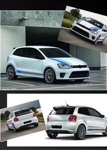 K-SEEK accesorios del coche de parachoques delantero y trasero Assy Kit de cuerpo para <span class=keywords><strong>VW</strong></span> <span class=keywords><strong>Polo</strong></span> <span class=keywords><strong>WRC</strong></span> 2010-2017 - Product Image 4