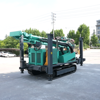 Machine de forage pneumatique multifonctionnelle à commande simple, engin de forage de puits d'eau sur chenilles pour le forage minier de petite et moyenne taille