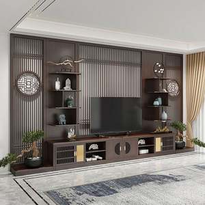 ห้องนั่งเล่นทีวีตู้เฟอร์นิเจอร์ตู้ทีวีสไตล์ทันสมัย - Product Image 6