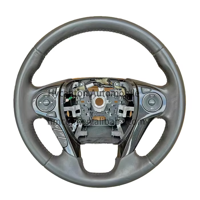 Without frame Leather+black stitching