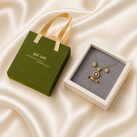 Caja de Regalo Deslizante de Cartón para Joyería, con Logotipo Personalizado, para Aretes, Pulseras y Anillos