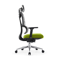 Chaise de bureau ergonomique en maille à dossier haut, pivotante, pour salle de réunion, vente directe d'usine