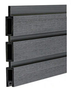 Panneaux de clôture d'intimité en WPC co-extrudé pour extérieur, 6 pieds, pour villa, cour, <span class=keywords><strong>piscine</strong></span>, compatibles avec des poteaux de support en alliage d'aluminium - Product Image 4