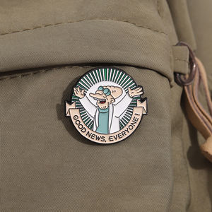 Pin de Esmalte de Los Simpson, Broche Metálico de Homer, Insignia para Solapa, Joyería, Accesorios para Mochila, Venta al por Mayor - Product Image 3