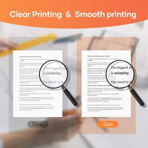 200 fogli di carta termica per <span class=keywords><strong>Fax</strong></span> OEM Brand rollus lettera 8.5x11 pieghevole A4 compatibile IDPRT/HPRT/PRT stampanti portatili MT610 MT888 - Product Image 4