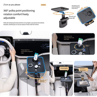 Meilleures ventes 360 °   Table à manger rotative, assiettes suspendues élargies et tables de repas pour conducteur et passager dans les voitures