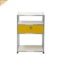 Mueble Modular de Acero Inoxidable Moderno para Sala de Estar, Combinación de Muebles de Almacenamiento para Dormitorio, Aparador para el Hogar y Hoteles