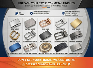 Fibbia per <span class=keywords><strong>Cintura</strong></span> da Uomo Premium 35mm in Lega di Zinco, Classica Reversibile con Perno, Accessorio in Metallo Personalizzabile con Logo, per Cinture Business e Casual - Product Image 6