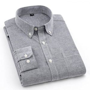 Camicie da uomo Oxford a maniche lunghe Casual bianco rosso <span class=keywords><strong>blu</strong></span> grigio verde Navy da uomo d'affari a manica lunga <span class=keywords><strong>camicia</strong></span> sottile abbottonata - Product Image 1