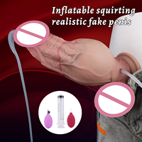 SXXY grand gode gonflable en Silicone prise de pénis jouets sexuels pour hommes femmes bout à bout développer gode de pompe en Silicone