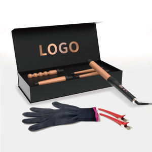 Bigoudi personnalisé barils interchangeables PTC chauffage rapide LCD <span class=keywords><strong>fer</strong></span> à friser <span class=keywords><strong>3</strong></span> en 1 <span class=keywords><strong>fer</strong></span> à friser - Product Image 4
