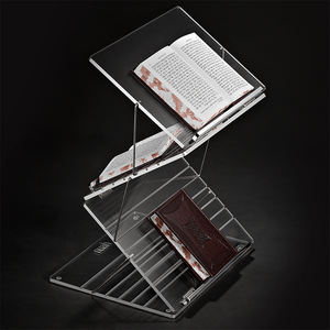 Soporte plegable <span class=keywords><strong>de</strong></span> acrílico Lucite Shtender para libros, soporte ajustable para libros <span class=keywords><strong>de</strong></span> oración judaica, <span class=keywords><strong>atril</strong></span> <span class=keywords><strong>de</strong></span> mesa judío para Shul y el hogar - Product Image 1