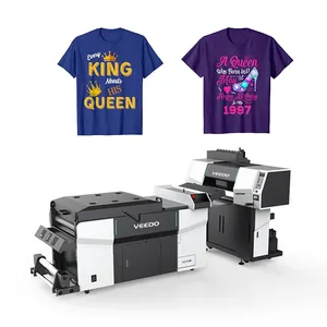 T-shirt printing machine hoodie printer i3200 60cm dtf printer with Shaker and Dryer Oven