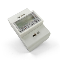 Medidor de Energía Monofásico de Riel DIN con Protocolo Modbus M-BUS DRT-341C de 2 Módulos
