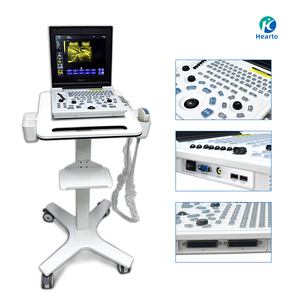 Máquina <span class=keywords><strong>de</strong></span> <span class=keywords><strong>Ultrasonido</strong></span> Médica Portátil <span class=keywords><strong>de</strong></span> Bajo <span class=keywords><strong>Precio</strong></span>, Imágenes en Blanco y Negro, Sonda Dual Convexa Lineal, Uso Veterinario y Humano - Product Image 3