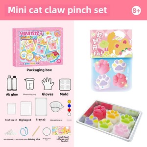 Mini Colgante Creativo de Garra de Gato DIY, Juguetes Pequeños Hechos a Mano de Ciencia e Ingeniería, Unisex 7-9 Años, Set de Material Plástico para Jugar con Comida - Product Image 6