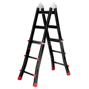 Échelle télescopique robuste antidérapante multi-positions 3-6 marches, échelles industrielles géantes pour le travail, design premium - Product Image 1